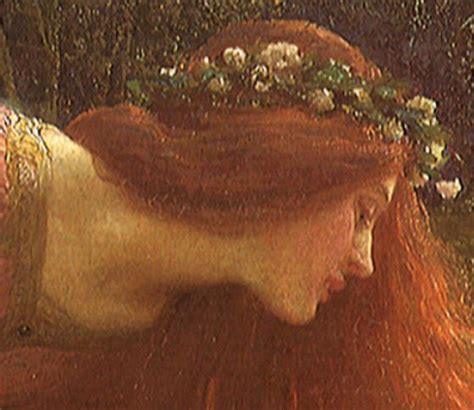 La Belle Dame Sans Merci Detail By Sir Francis Frank Bernard Dicksee 1853 1928