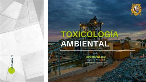 Toxicología Ambiental Mariana Elizabeth Rojas Gonzales Udocz