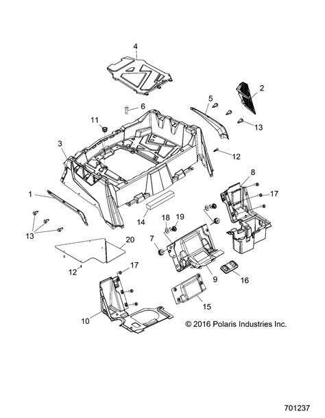 Carrosserie Porte Bagage Arriere Et Ailes Pour Rzr S Esprit