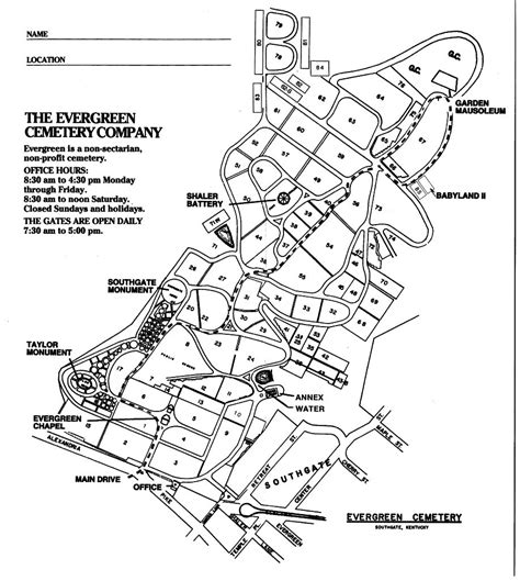 Return To Evergreen Cemetery Index