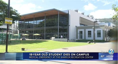 uh manoa student dies  workout parent heart