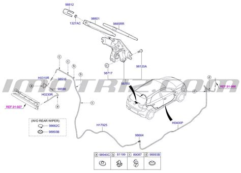 Brazo Plumilla Trasera I20 Ib C7 Marca Hyundai Genuine Parts