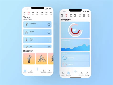 Habit Tracking App Ux And Ui On Behance