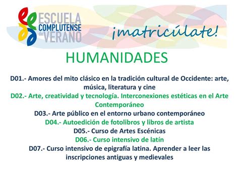 Del 9 Al 27 De Julio De Humanidades Del 9 Al 27 De Julio De Ppt Descargar