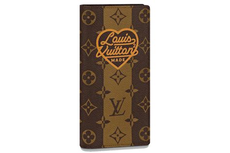 Louis Vuitton X Nigo Brazza Wallet Monogram Stripes Brown In Coated Canvas With Gold Tone Us