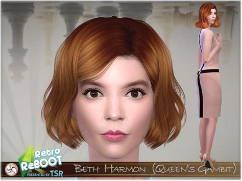 The Sims Resource Sim Inspired By Beth Harmon Queen S Gambit