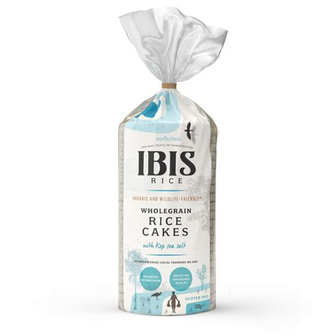 Organic Wholegrain Rice Cakes With Kep Sea Salt Ibis Rice Uk