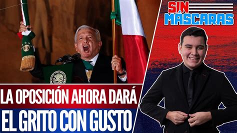 SinMáscaras EN PLENO GRITO AMLO PROMULGARÁ LA REFORMA JUDICIAL EL