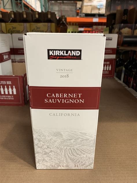 Costco Boxed Wine Kirkland Signature Cabernet Sauvignon California