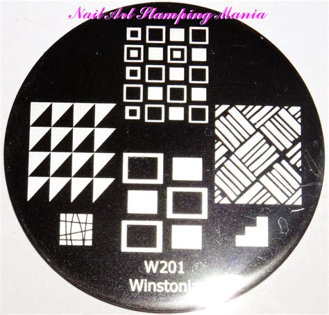 Nail Art Stamping Mania Winstonia Second Set Plates 201 222