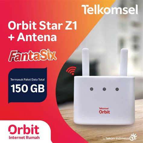 Jual Telkomsel Orbit Star Z1 Modem WiFi 4G Router ZTE MF293N Unlock