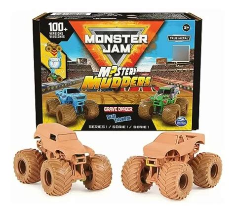 Monster Jam Mystery Mudders Paquete De Camiones Monstruos Cuotas