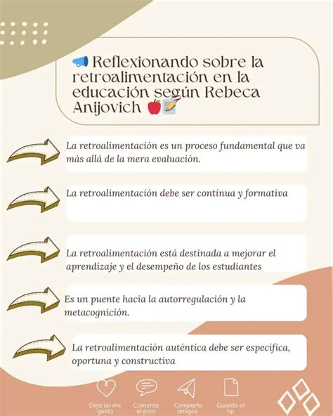 C Mo Aplicar La Retroalimentaci N De Rebeca Anijovich