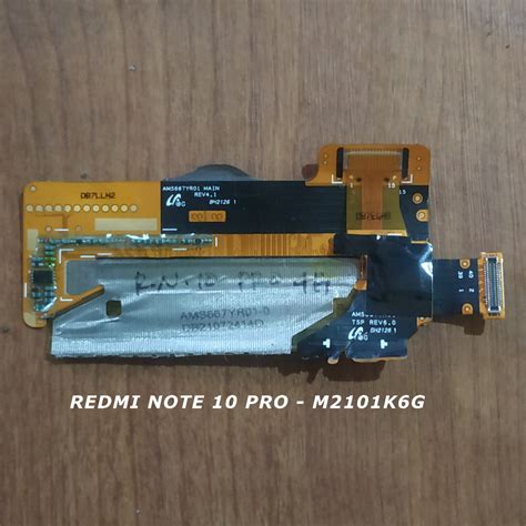 Jual Xiomi Redmi Note 10 Pro M2101K7AI Fleksibel Flexible Konektor