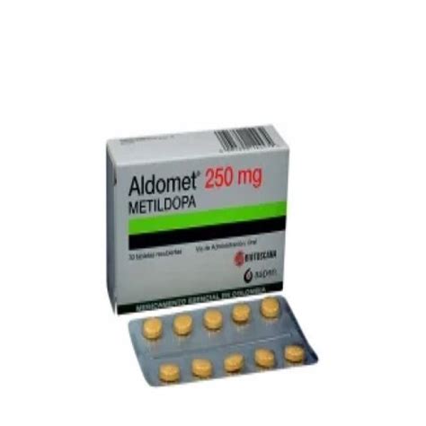 Aldomet 250 Mg 30 Tabletas Tu Droguería En Línea