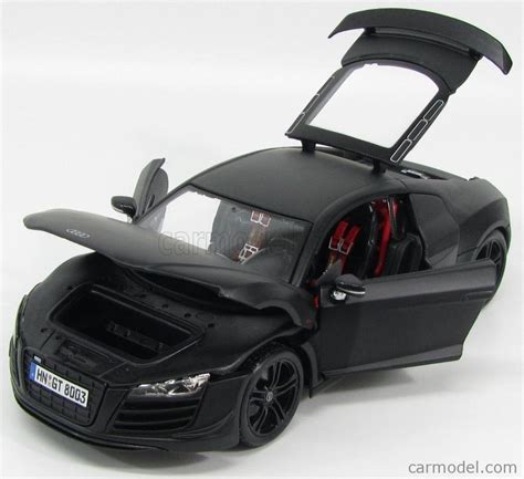 Maisto 36190mb Scale 118 Audi R8 Gt 52 V10 Fsi 2010 Matt Black