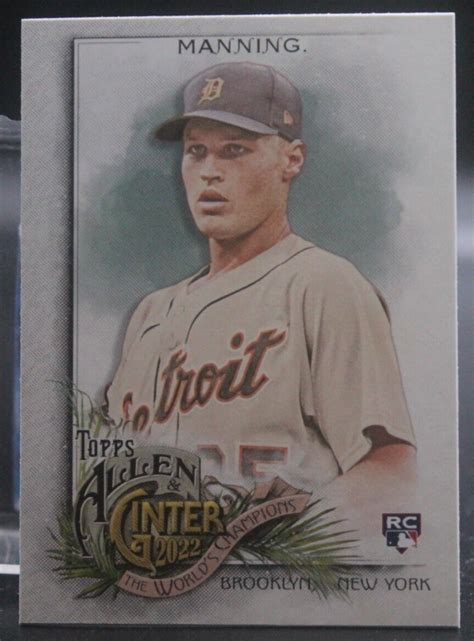 Matt Manning Tigers RC 2022 Topps Allen And Ginter 185 EBay