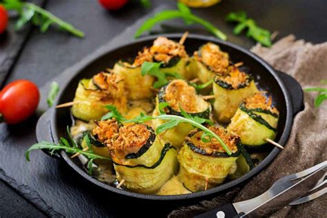 Involtini Di Zucchine Al Forno Una Delizia Velocissima Da Fare