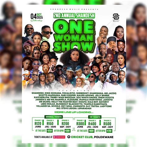 💃🏽 Ladies & Gentlemen, the 2nd Annual Shandesh One Woman Show is here 🔥