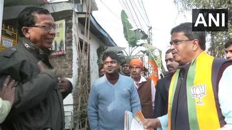 Ani On Twitter Tripura Cm Manik Saha Holds Door To Door Campaign In Agartala Ahead Of Assembly