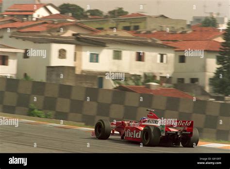 Jacques Villeneuve At The Interlagos Circuit Hi Res Stock Photography