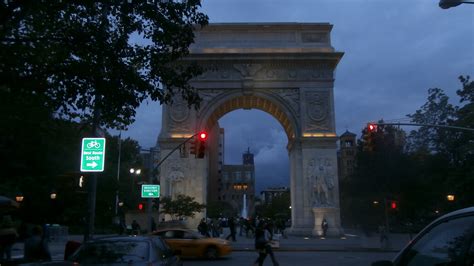 Washington Square Fall 2012 at Dusk - Washington Square Park Blog