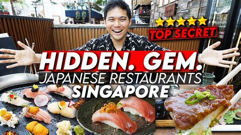 Trying ONLY Singapores HIDDEN GEM Japanese Restaurants YouTube