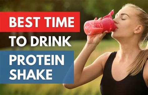 Best time to Drink Protein Shake - Breakfast, Pre-workout, Post Workout ...