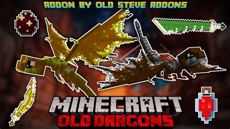 Dragon Mod Minecraft Bedrock Old Dragons Addon Beta V