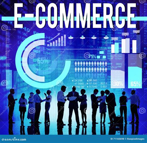 E-commerce Business Digital Marketing Networking Concept Stock Photo