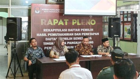 Gelar Rapat Pleno KPU Pangkalpinang Beberkan Hasil DPS Bangkapos