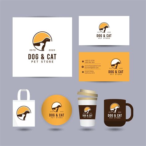 pet shop logo design concept 12217848 Vector Art at Vecteezy