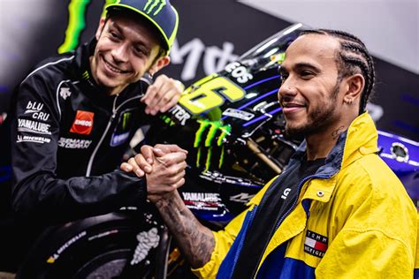 Valentino Rossi Lewis Hamilton Valencia 2019 RaceFans