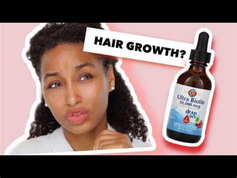 Liquid Biotin For Hair Growth Using Ultra Biotin 10000 YouTube