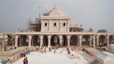 Ram Lalla Idol Placed In Garbha Griha Of Ram Temple In Ayodhya Ahead