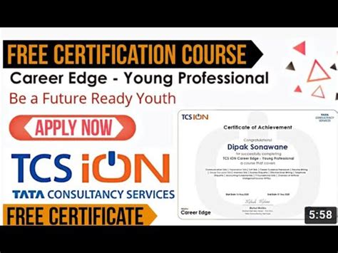 Tcs Free Certificate Course Tcs Ion Digital Learning Hub Free