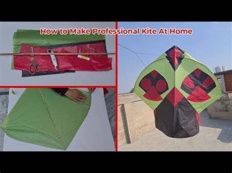 Easy Steps To Make Professional Kite At Home How To Make 1 Tawa Kite