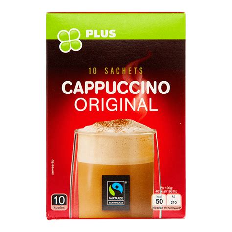 Plus Cappuccino Sticks St Fairtrade Per Doos St