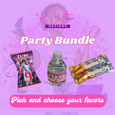 Kids Party Favor Bundle – K Custom Design