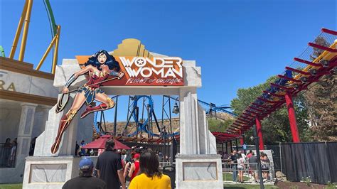 Wonder Woman Flight Of Courage Six Flags Magic Mountain