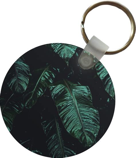 Sleutelhanger Jungle Palmboom Bladeren Tropisch Plastic