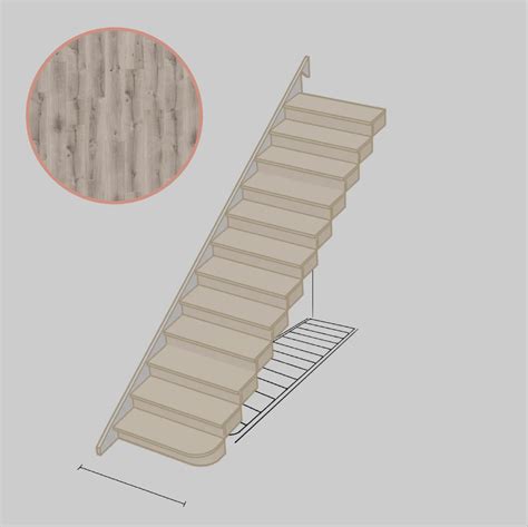 Nude Oak Tread Riser Pack X Per Pack