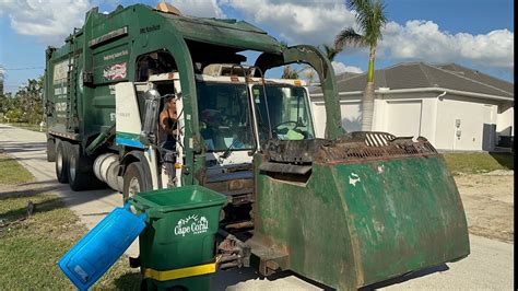 Waste Pro Mack LEU McNeilus Pacific Series Front Loader Curotto Can