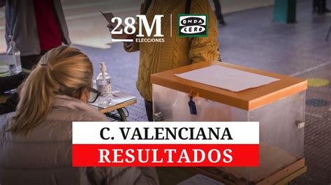 Resultados De Las Elecciones De La Comunidad Valenciana 2023 En