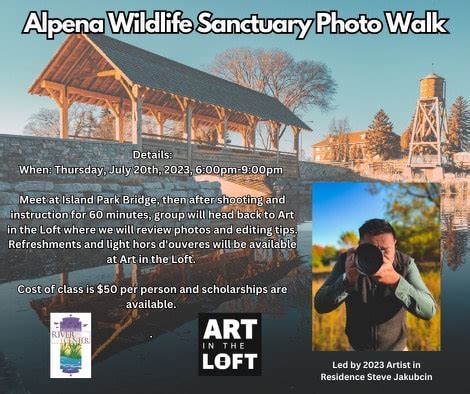 Alpena Wildlife Sanctuary Photo Walk