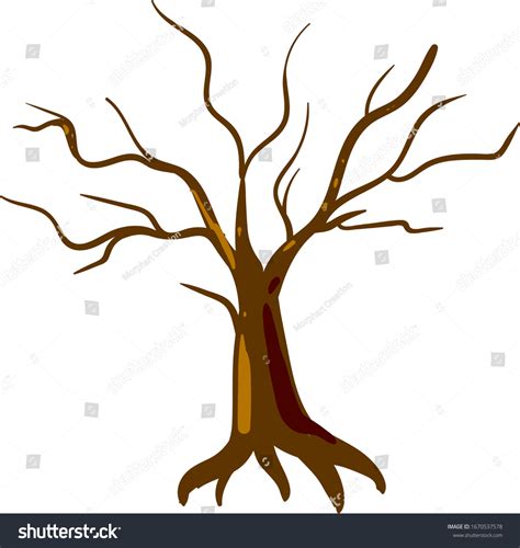 Cartoon Naked Tree Royalty Free Stock Photography Cartoondealer Hot