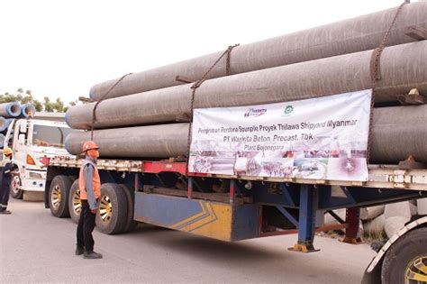 Waskita Beton Precast Mulai Suplai Produk Ke Proyek Di Myanmar Swa Co Id