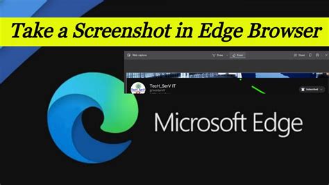 Take Screenshot In Microsoft Edge Browser Web Capture On Edge Browser