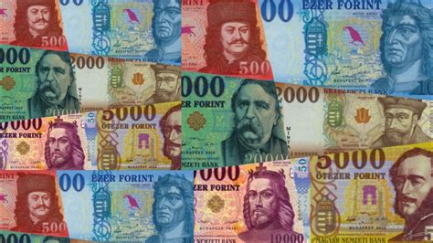 Hungarian Forint Banknotes 500 1000 2000 5000 10000 And 20000 Forints