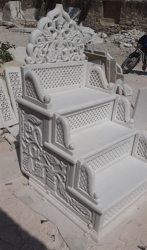 Handmade Carved White Marble Masjid Mimber At Rs Piece In Makrana